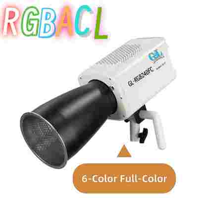 RGB 6-Color Full-Color Spotlight for Film Lighting/RGB/Bluetooth control/6in1 fournisseur