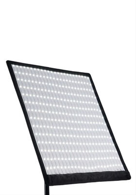 Portable Roll-up LED Light Adjustable Color Temperature 3200K-5600K Remote Control 200W Grid Softbox for Photography Live fournisseur